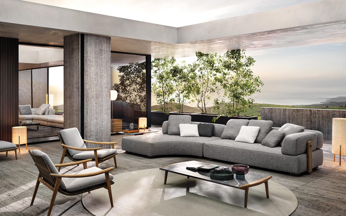 Minotti designs fluid indoor and outdoor living spaces  - image 1